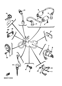 XV250S Equipo electrico