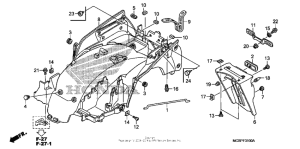 ST1300P (ABS) Задний бампер