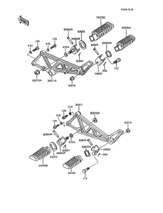 AR125 Подножки