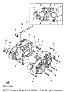 RT180J Картер двигателя
