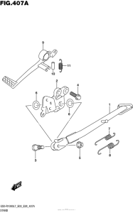 GSX-R1000 Подножка