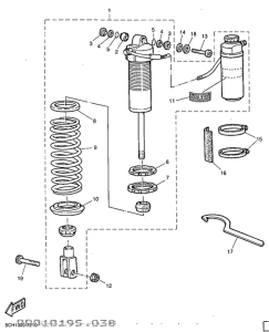 TT600R Задняя подвеска