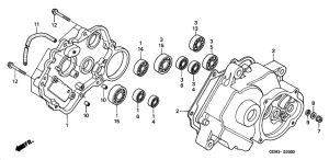 PAC16A Картер двигателя