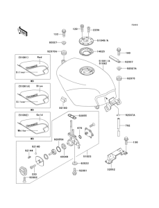 EX250 Топливный бак