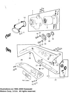 KD80 Air cleaner / muffler