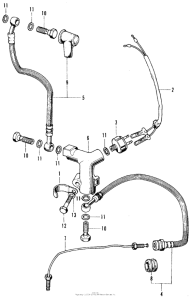  Передние тормозные трубки
