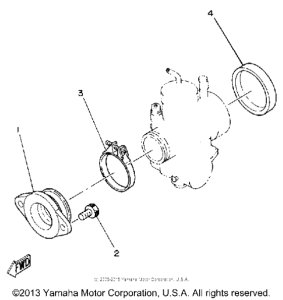 TZ125G Впускная система