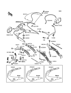 ZX250 カウリング