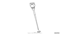 VTX1300C Chrome billet dipstick (v design)