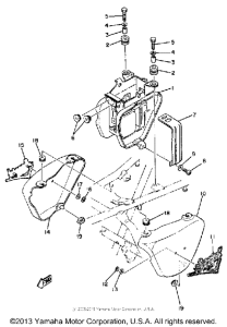 XS400SH Боковые обтекатели