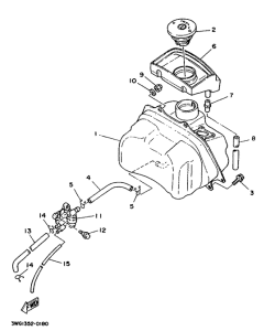 CY50 Топливный бак
