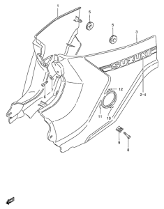 FB100 Обтекатель задний