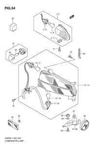 AN650 (ABS) Combination lamp