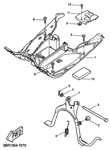 YQ50 Подножки