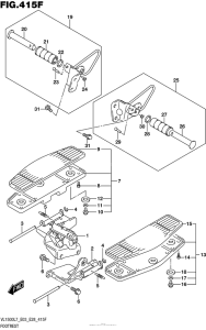 VL1500T Footrest (Vl1500Tl7 E28)