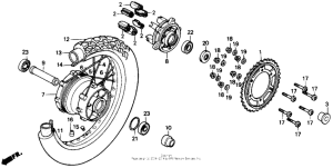  Переднее колесо