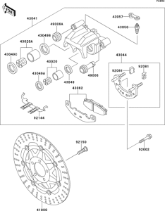 ZL600 Передний тормоз