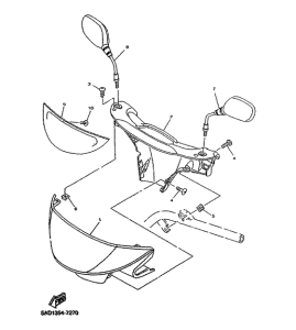 YN50R Обтекатель 1