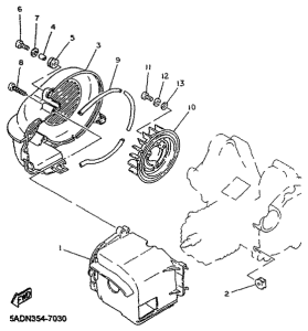 YN50R Air shroud. fan