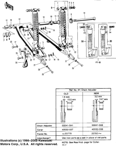 Swing arm / shock absorbers