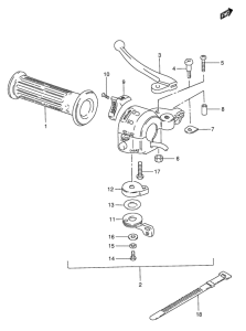 FZ50 Left handle switch