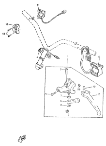 CW50RS Handle switch. lever