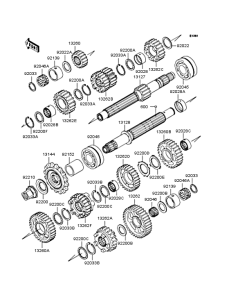 ZR1000 Трансмиссия