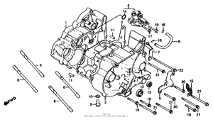 MB5 Crankcase + oil pump