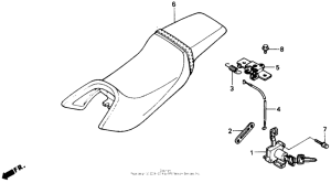 NT650 Сиденье