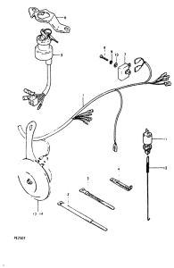 PE250 Жгут проводов