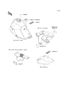 KL650 Лейбл предостережения