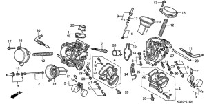 VT125 Carburetor assy