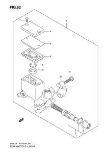 AN400 (ABS) Задний тормозной цилиндр