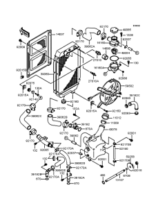VN400 Радиатор