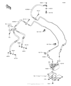 ZX1000 Тормозные трубки
