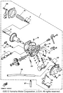 XV250 Карбюратор
