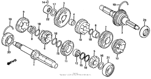 CB1000 Трансмиссия