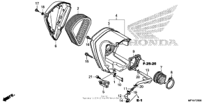 VT1300CT Воздушный фильтр