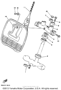 YZ250N Управление