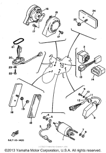 XV750DC Электрика