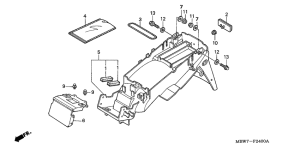  Заднее крыло