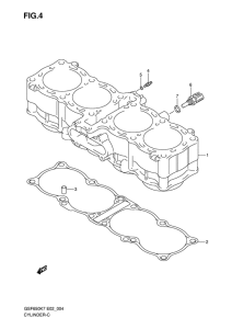 GSF650 Цилиндр
