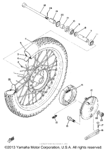 RT2MX Переднее колесо