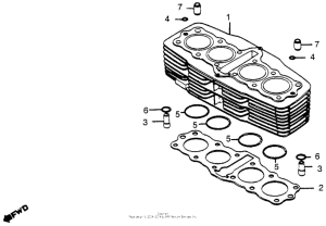 CB650SC Цилиндры