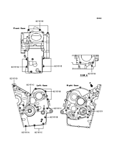 VN250 Болты крепления картера