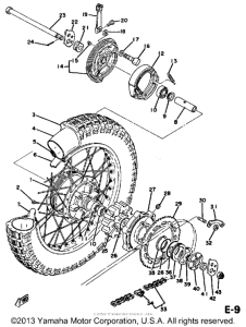 DT400E Переднее колесо
