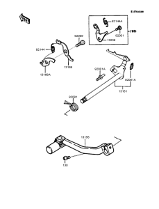 KMX50 Механизм переключения передач