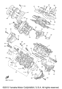 XVZ13TFSBC Головка цилиндров