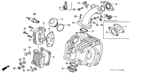 CT110 Крышка головки цилиндров