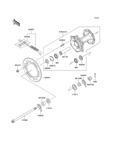  Задняя втулка